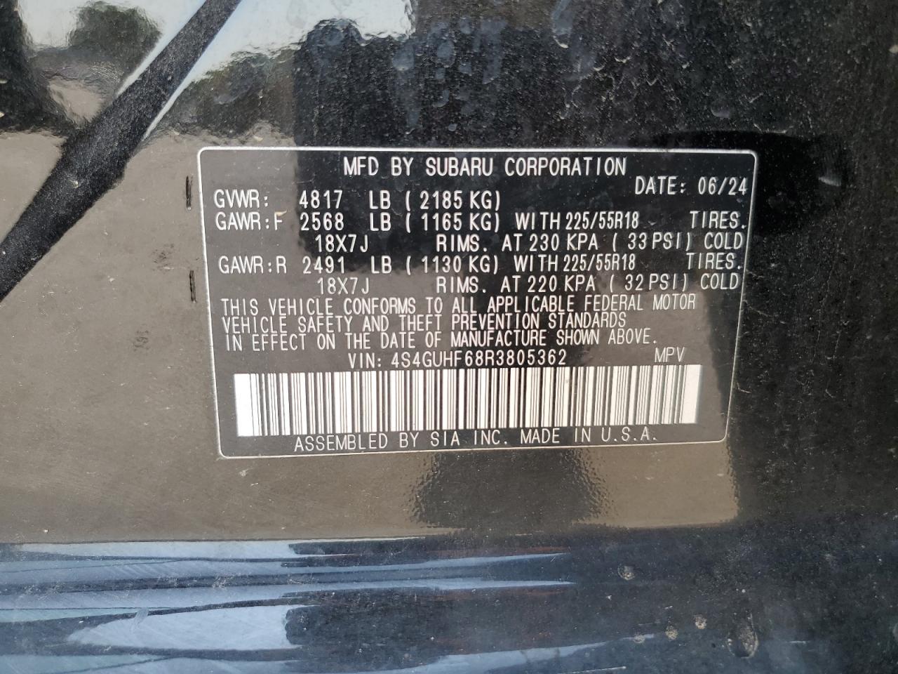 2024 SUBARU Crosstrek