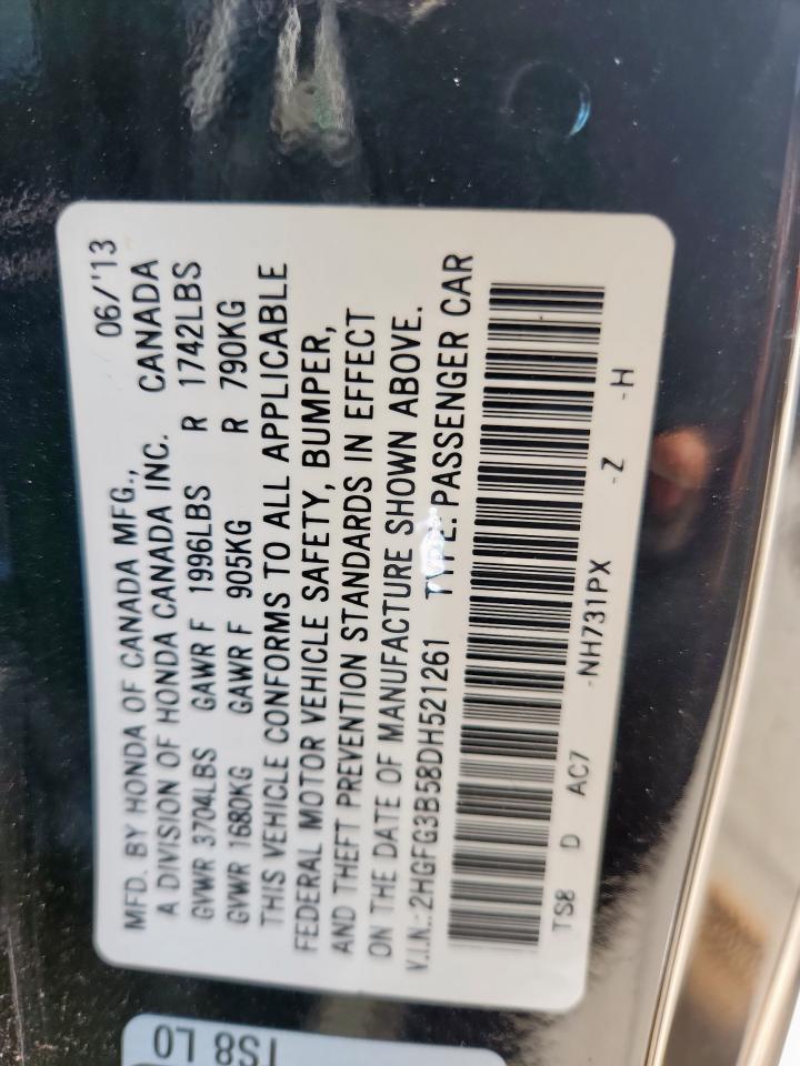 2013 HONDA CIVIC