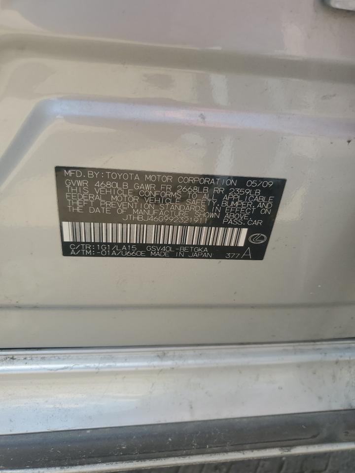 2009 LEXUS ES 350