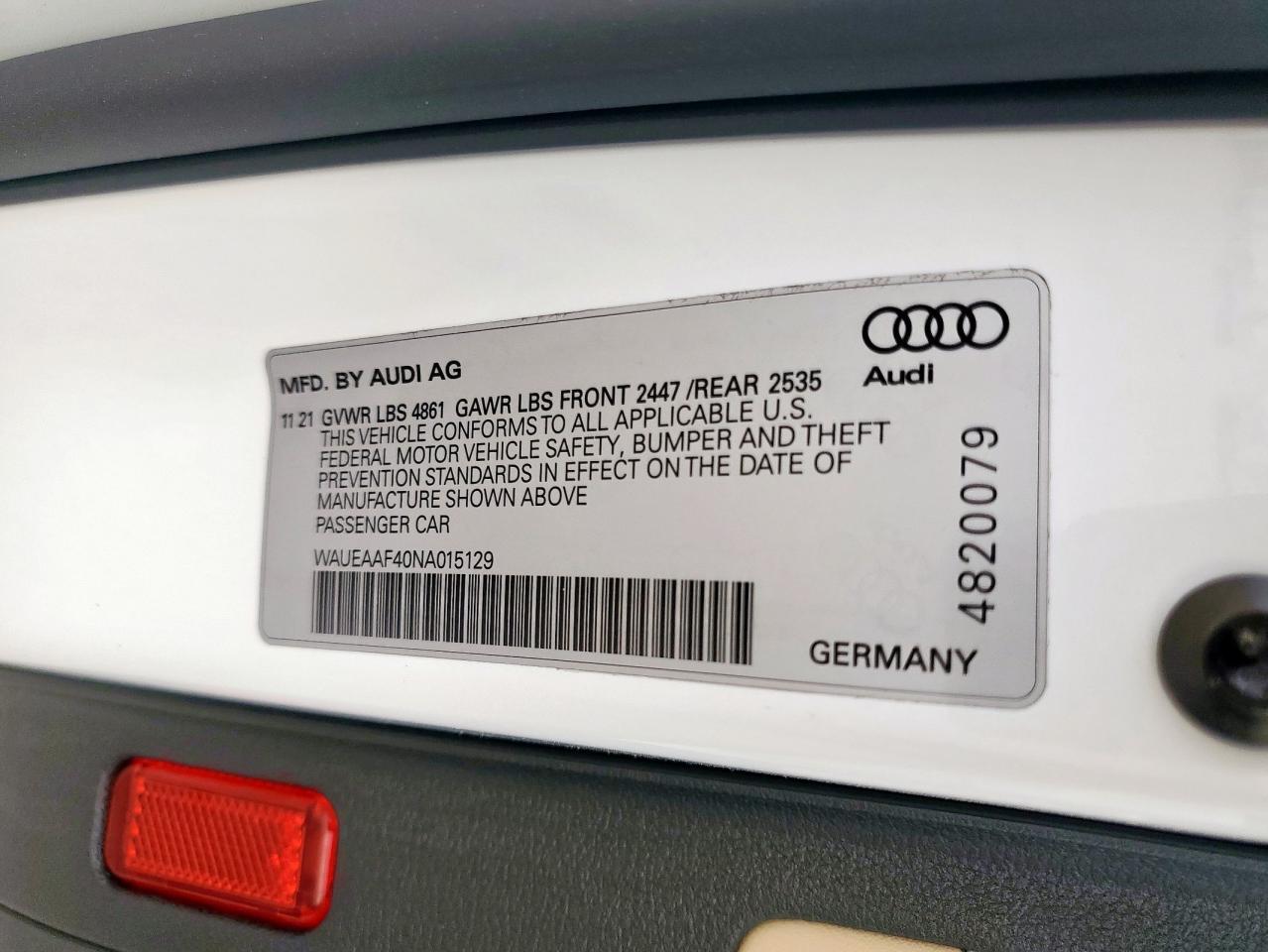 2022 AUDI A4