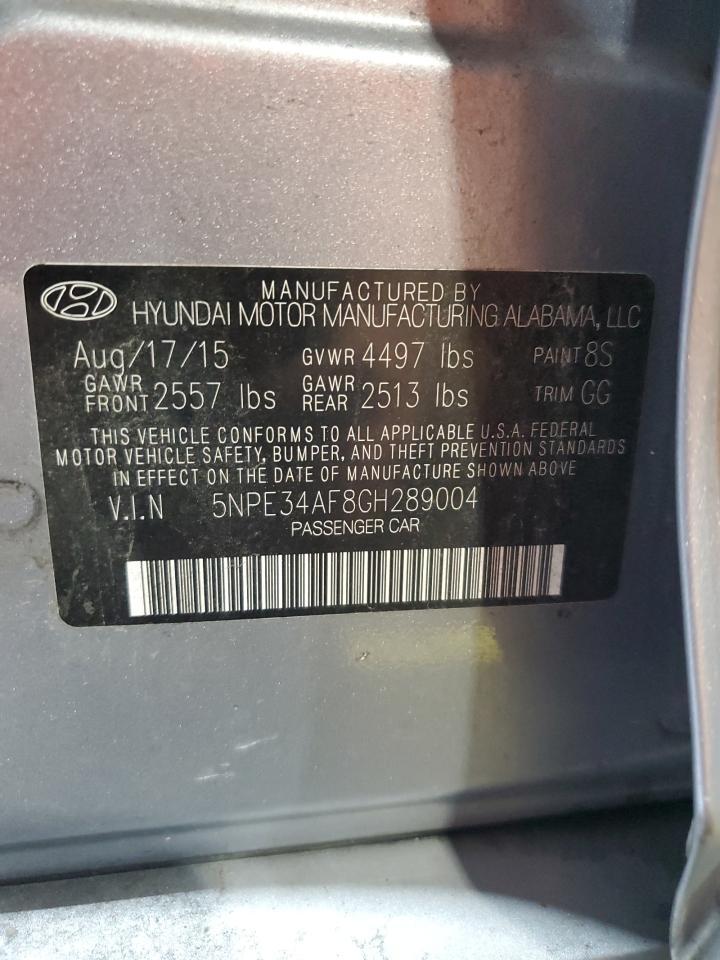 2016 HYUNDAI SONATA