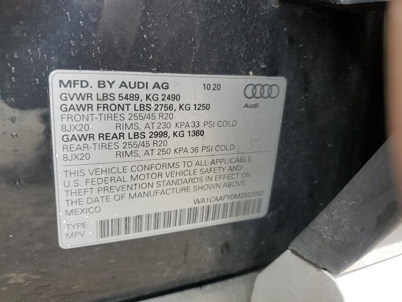 2021 AUDI Q5