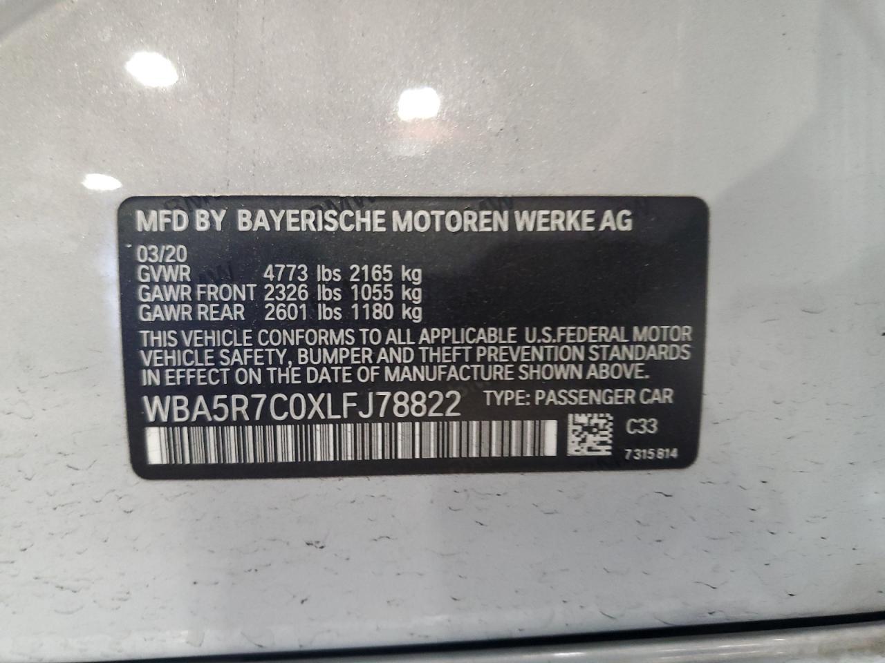 2020 BMW 3 SERIES