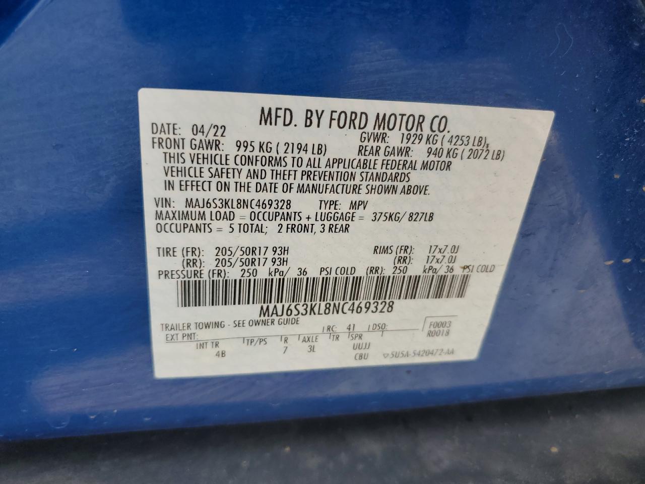 2022 FORD EcoSport