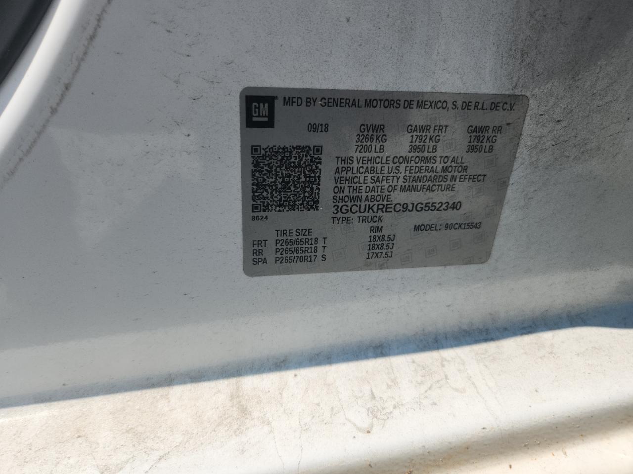 2018 CHEVROLET Silverado