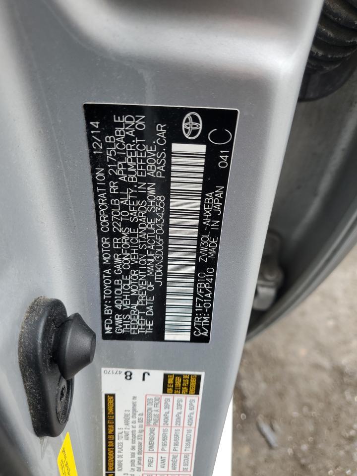 2015 TOYOTA PRIUS