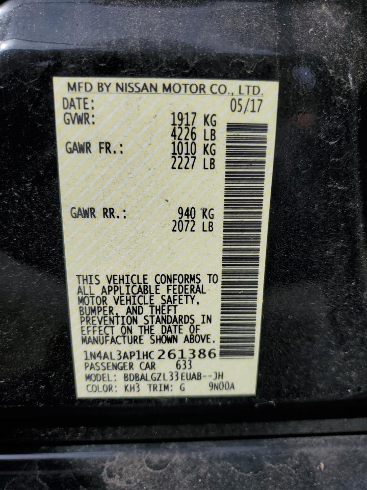 2017 NISSAN ALTIMA
