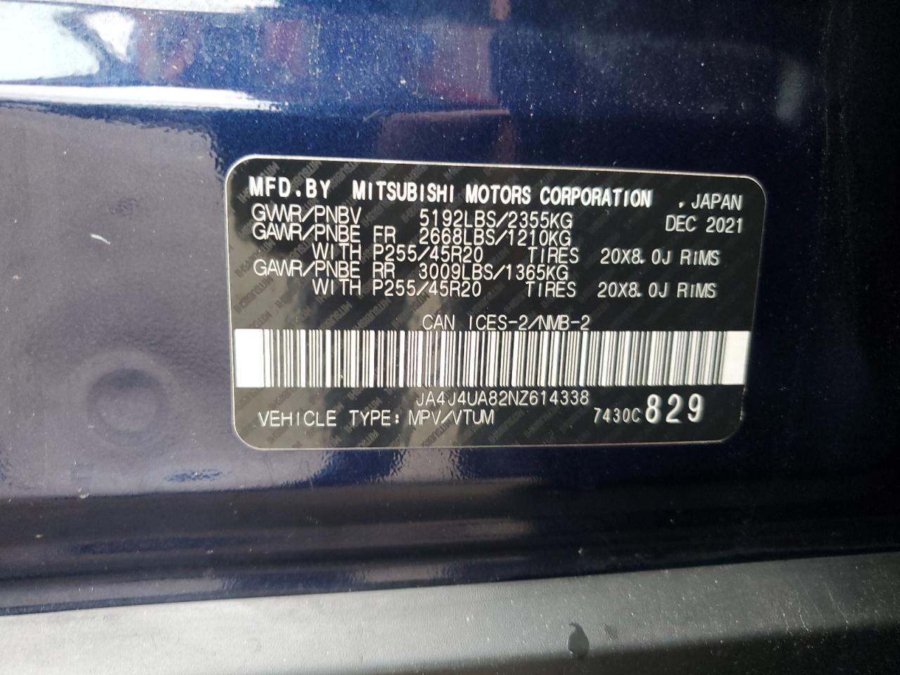 2022 MITSUBISHI outlander