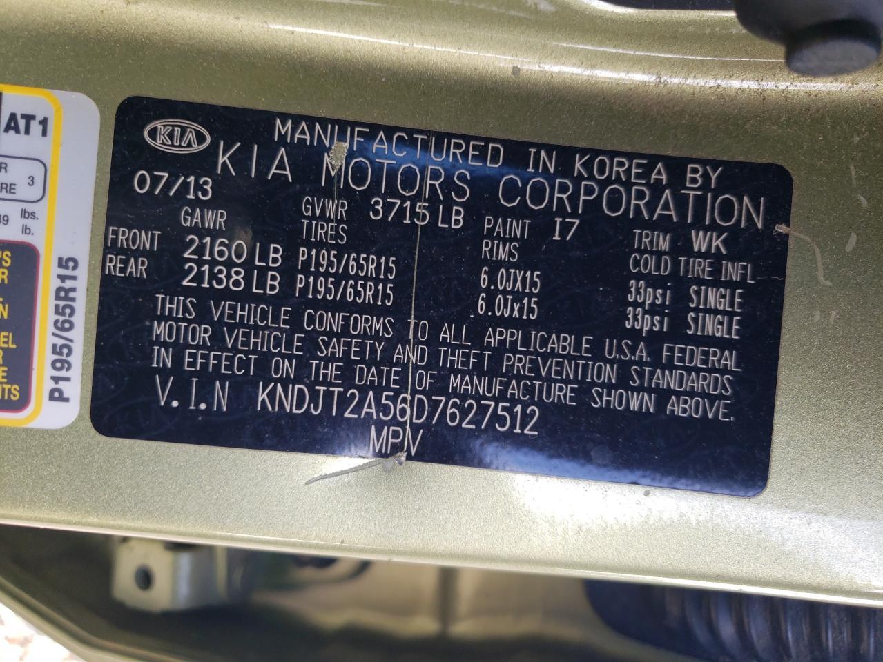 2013 KIA SOUL