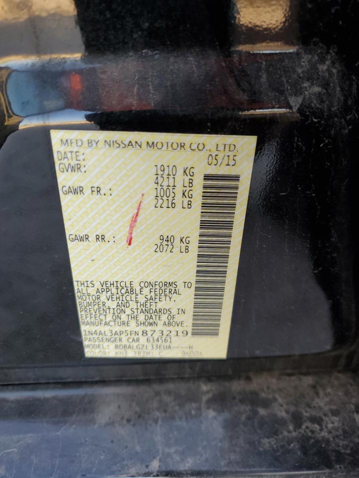 2015 NISSAN ALTIMA