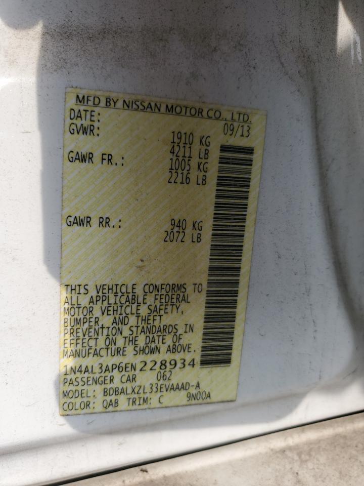 2014 NISSAN ALTIMA