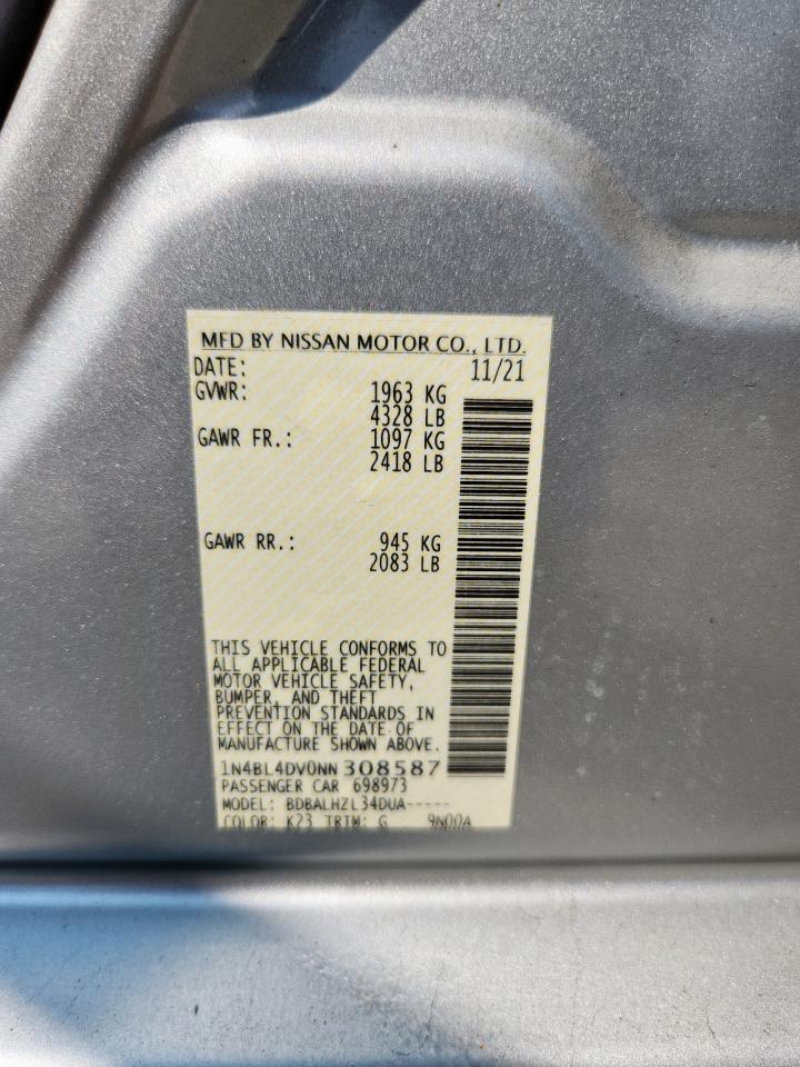 2022 NISSAN ALTIMA