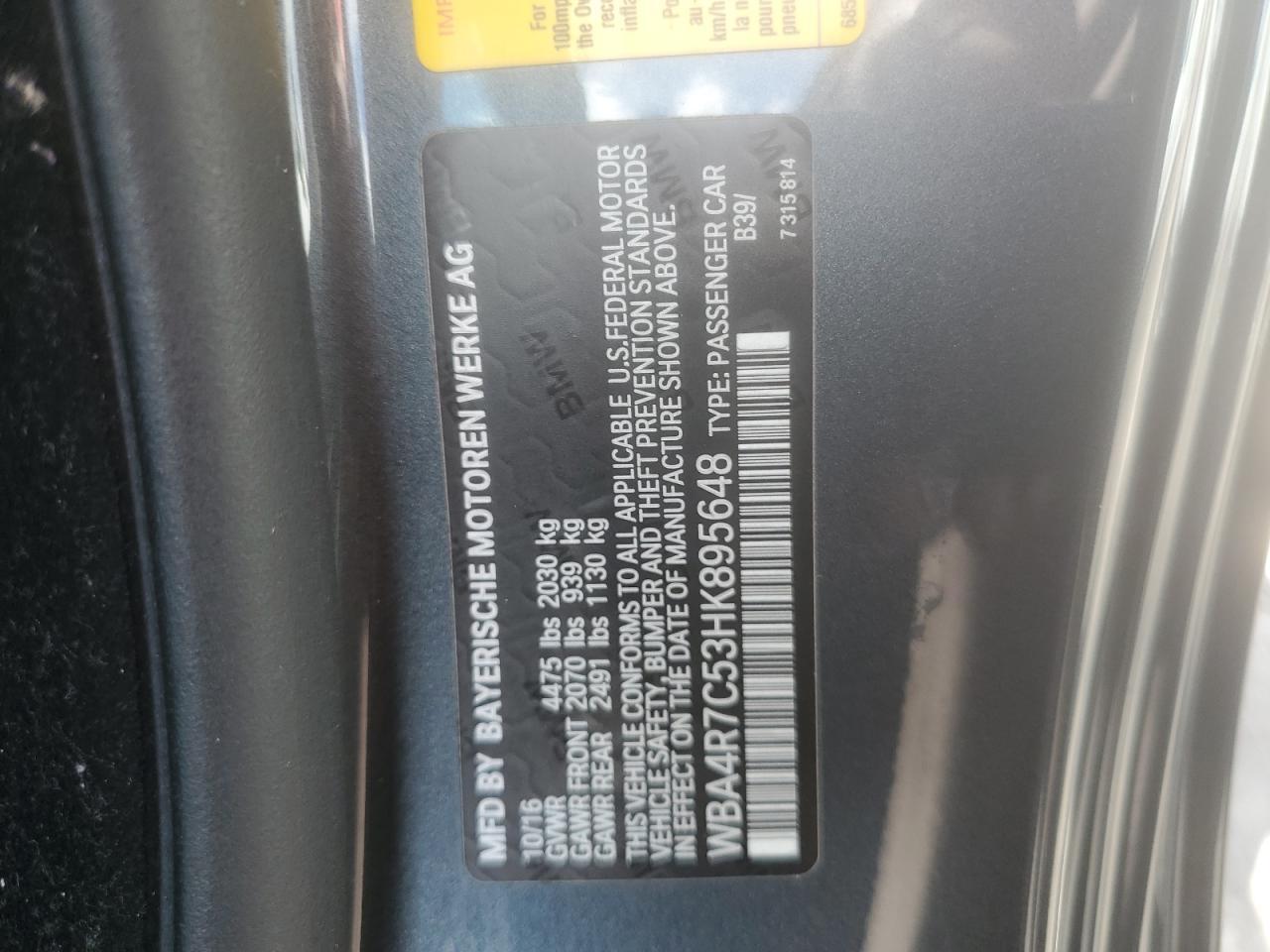 2017 BMW 4 Series