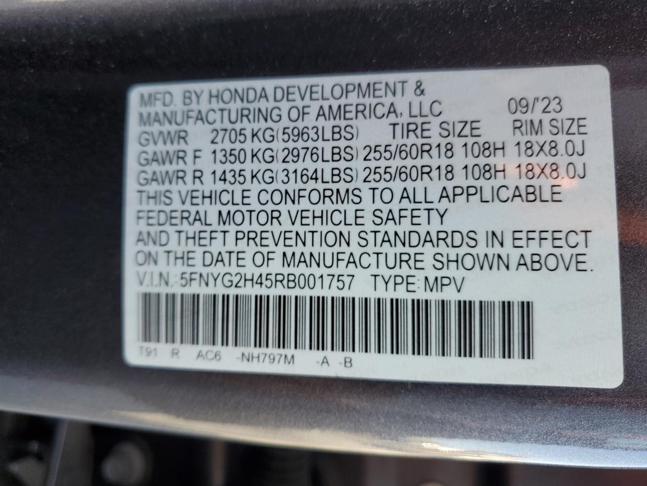 2024 HONDA PILOT