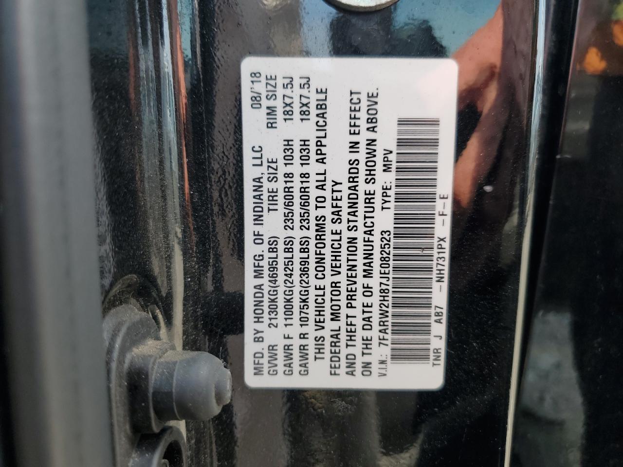 2018 HONDA CR-V