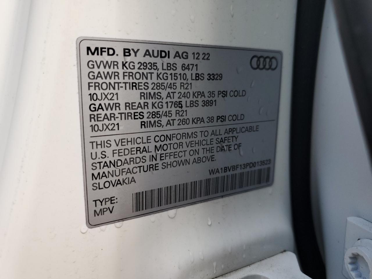 2023 AUDI Q8