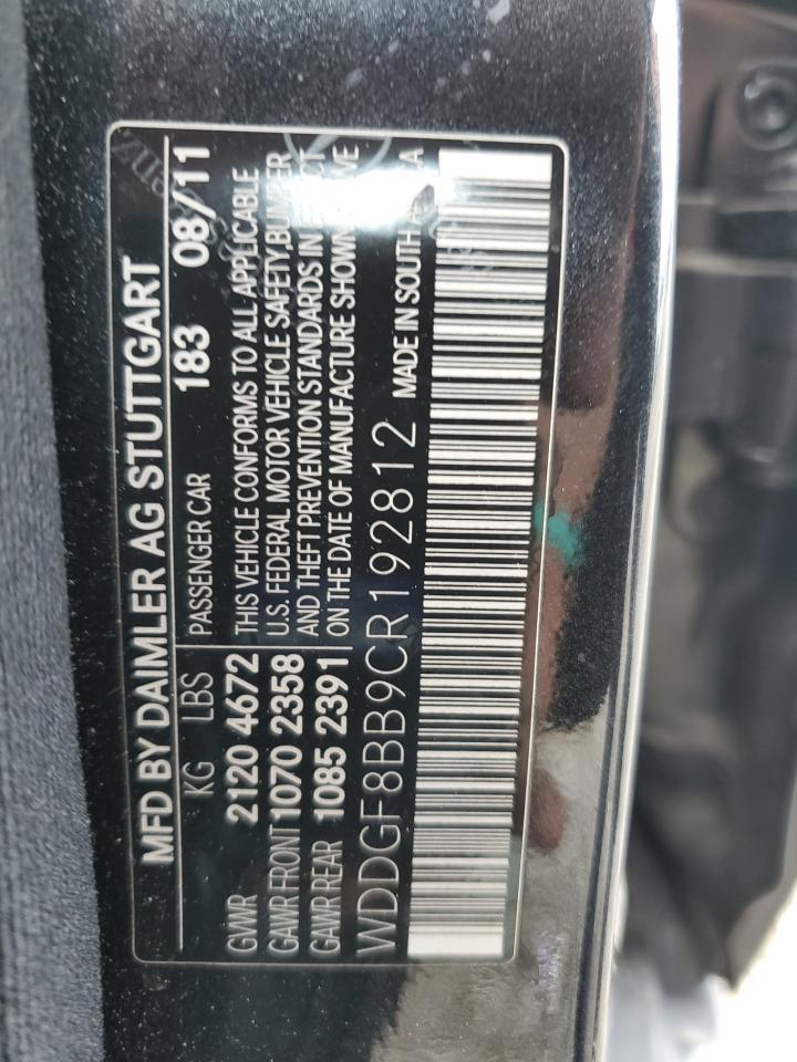 2012 MERCEDES-BENZ C-CLASS