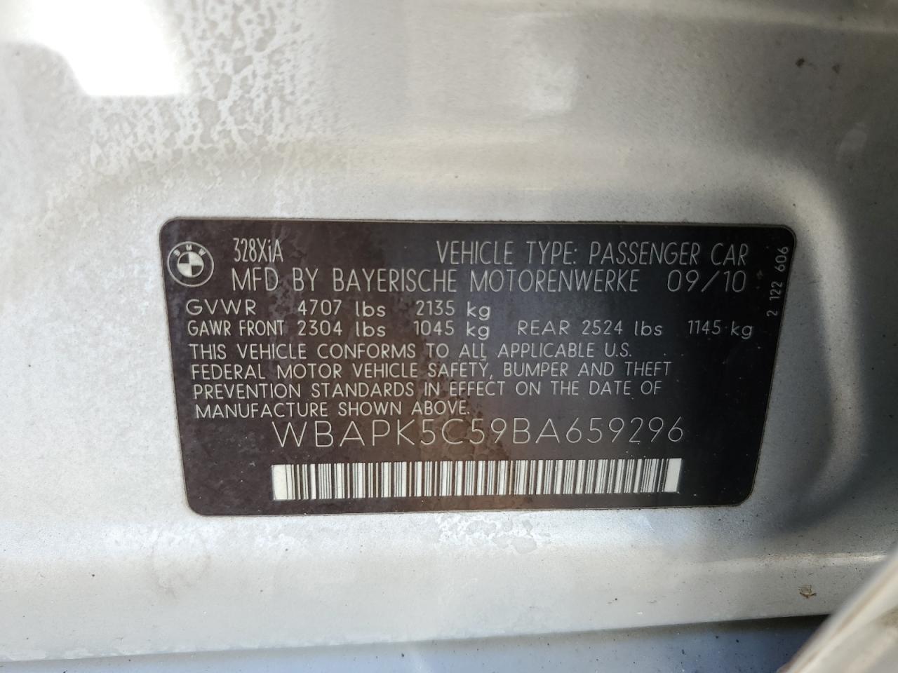 2011 BMW 3 SERIES