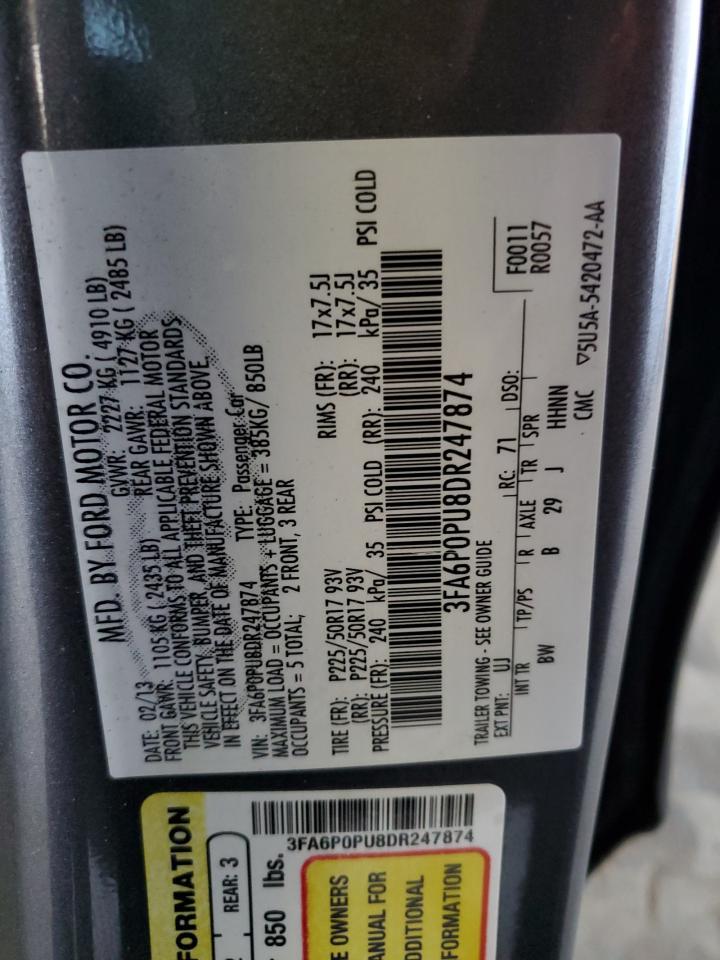 2013 FORD FUSION