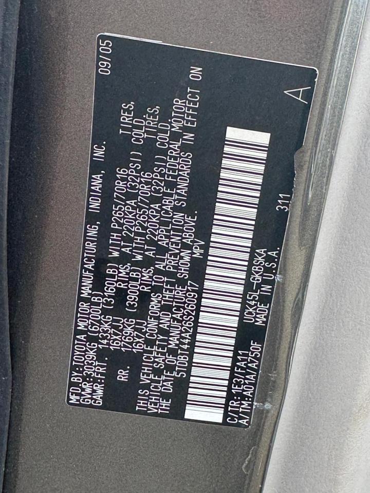 2006 TOYOTA Sequoia
