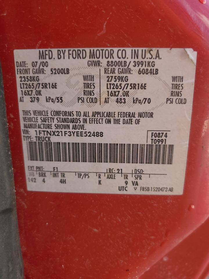 2000 FORD F-250