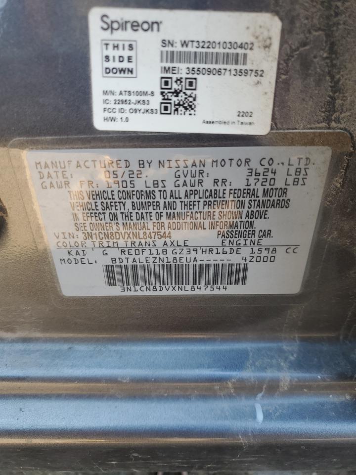 2022 NISSAN VERSA
