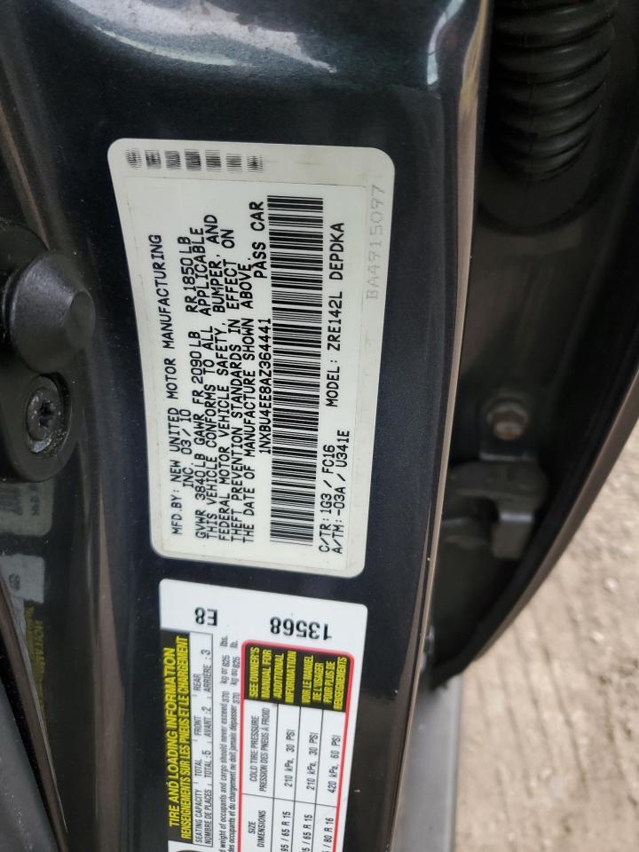 2010 TOYOTA COROLLA