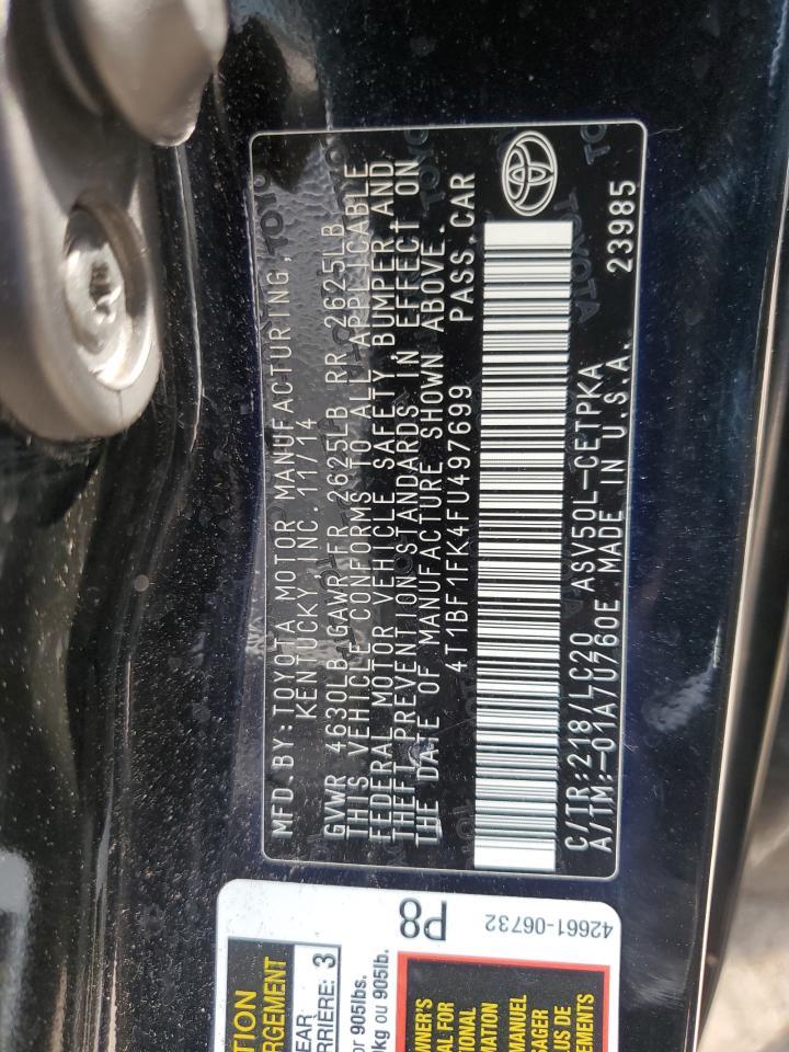 2015 TOYOTA CAMRY