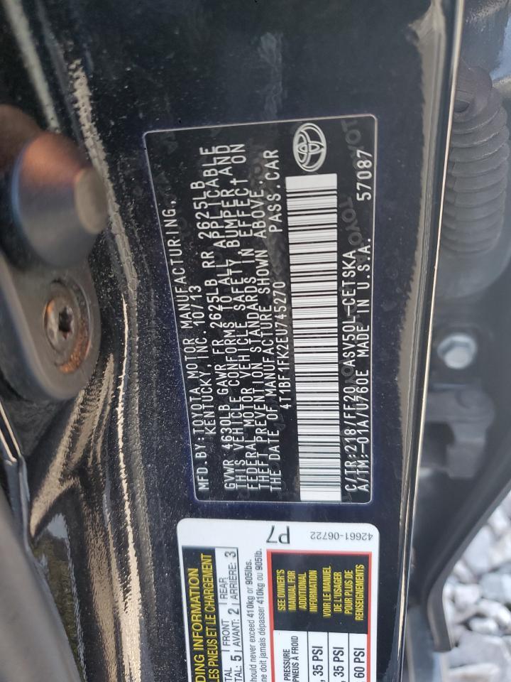 2014 TOYOTA CAMRY