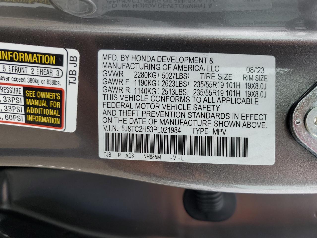 2023 ACURA RDX