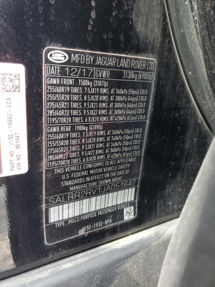 2018 LAND ROVER Discovery