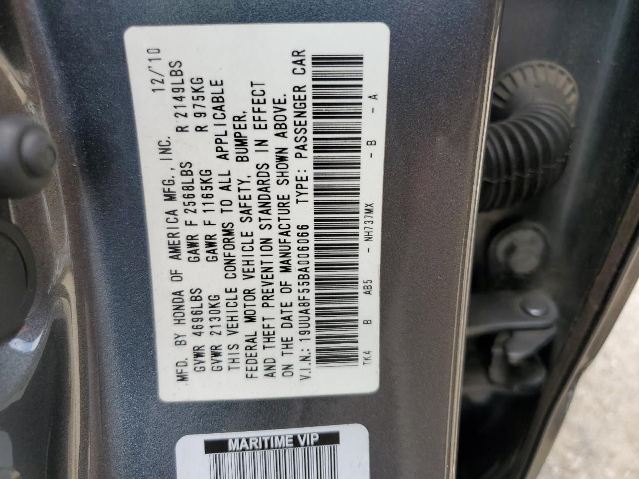 2011 ACURA TL