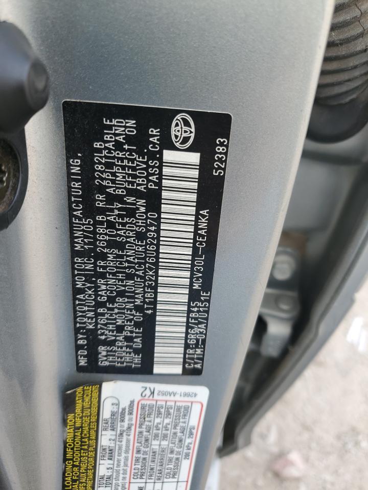 2006 TOYOTA CAMRY