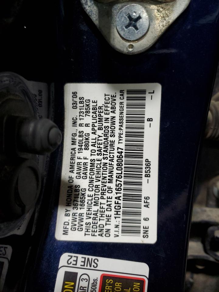 2006 HONDA CIVIC