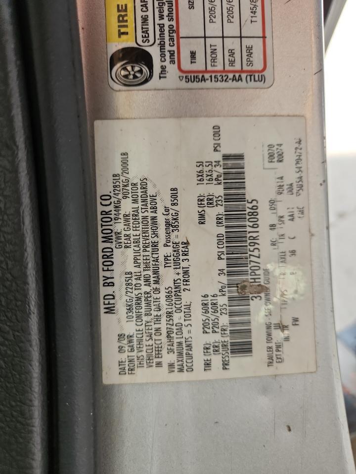2009 FORD FUSION