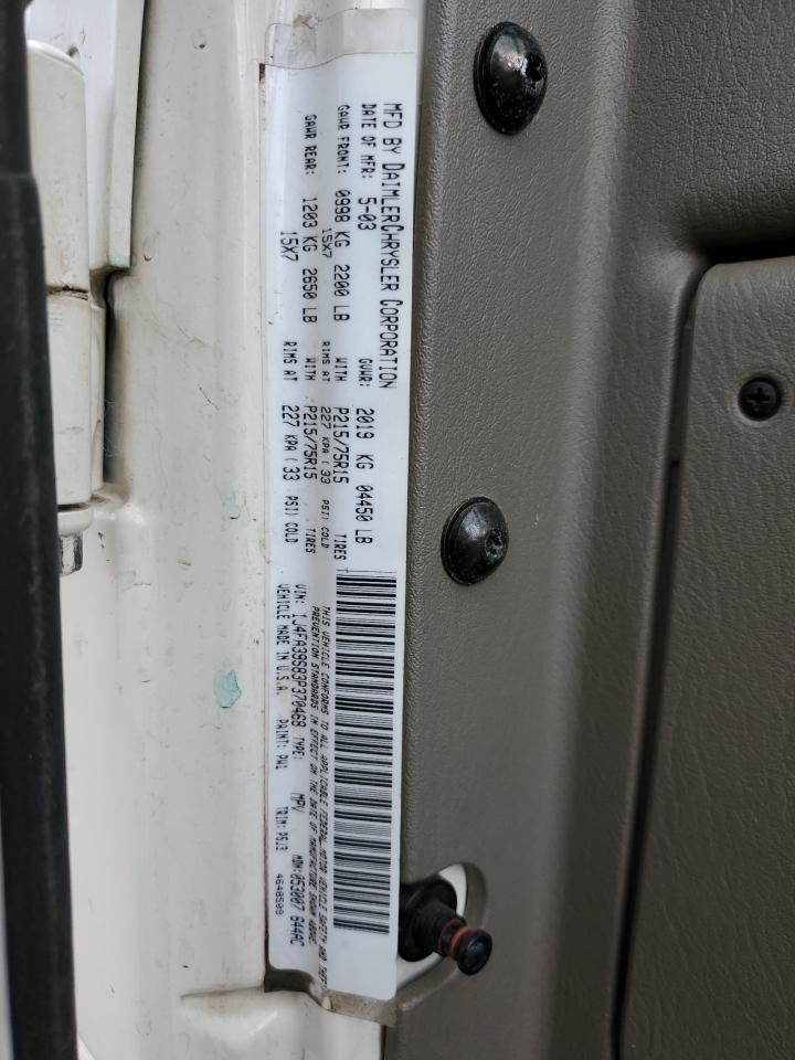2003 JEEP WRANGLER