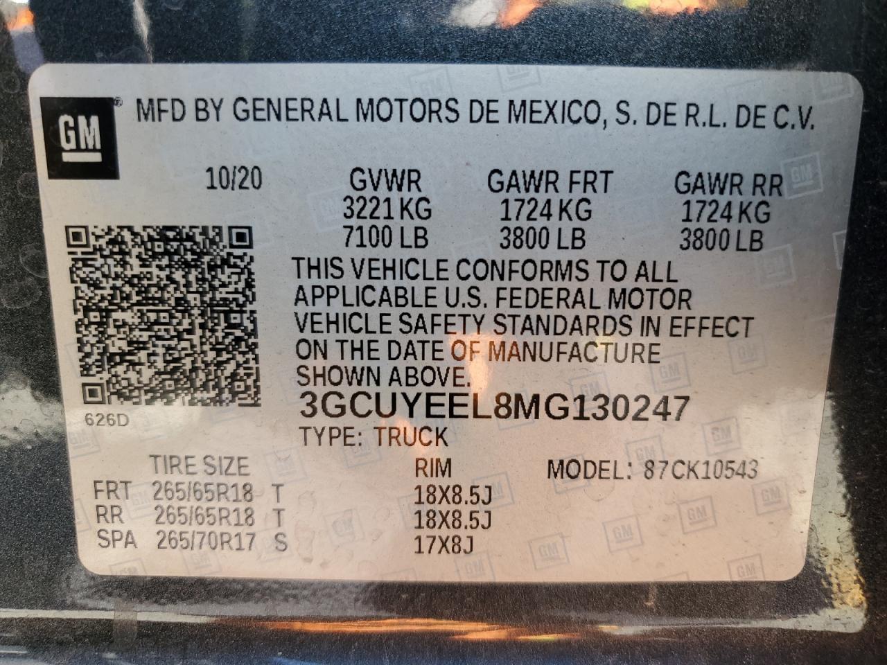 2021 CHEVROLET Silverado