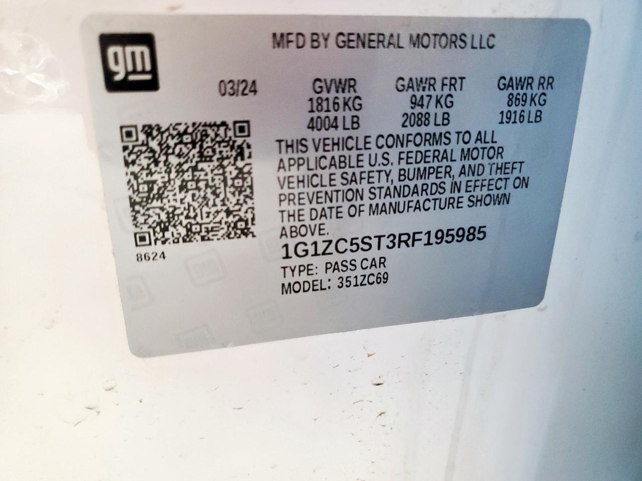 2024 CHEVROLET MALIBU