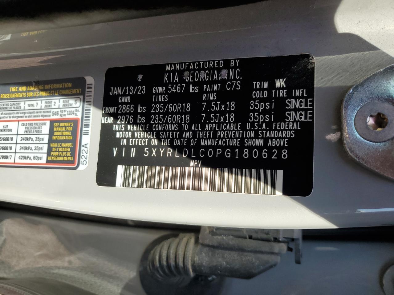 2023 KIA SORENTO
