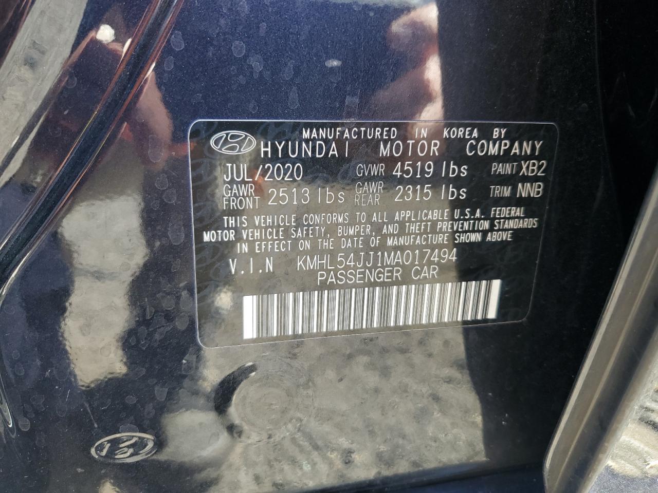 2021 HYUNDAI SONATA