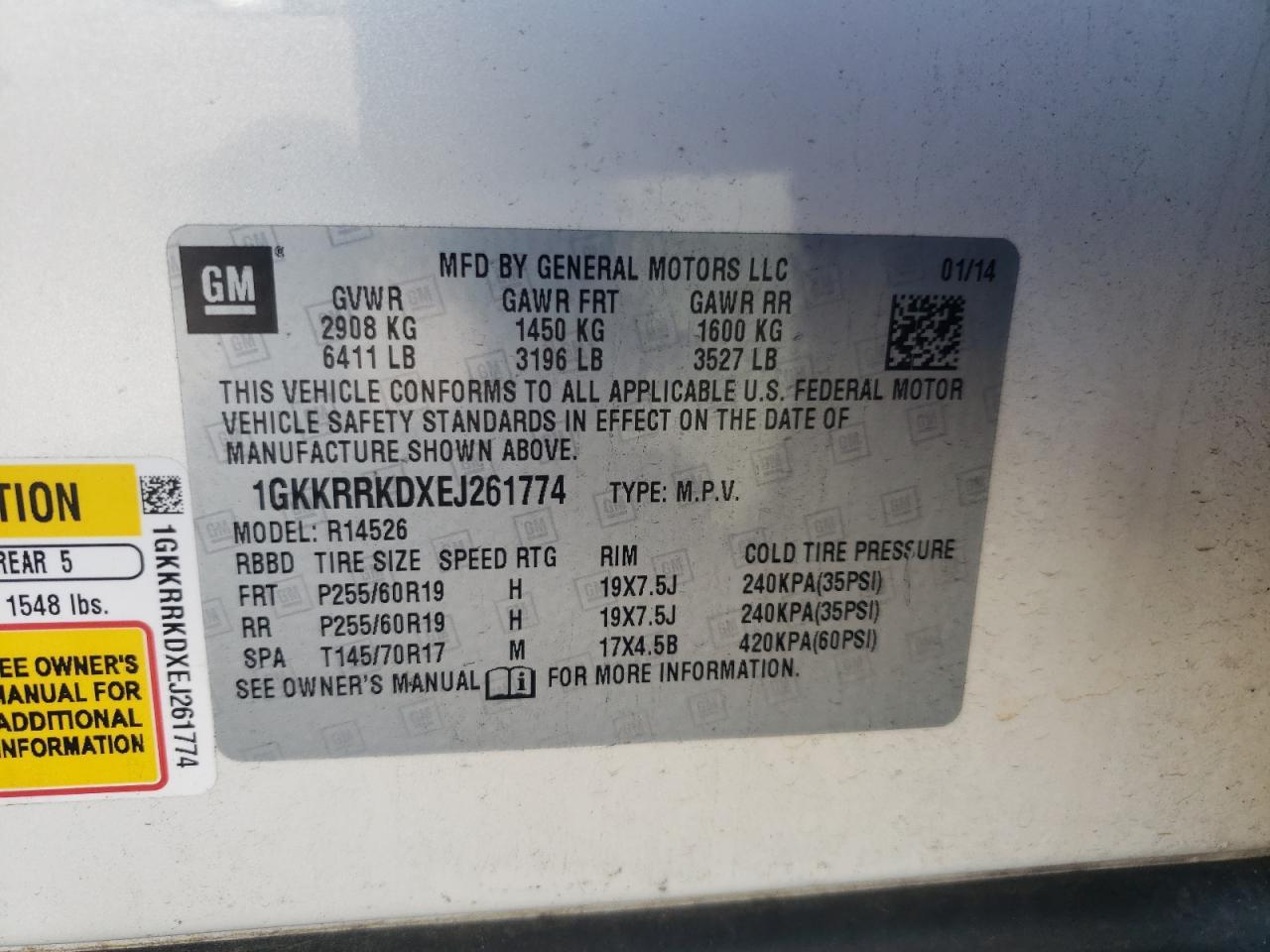 2014 GMC ACADIA