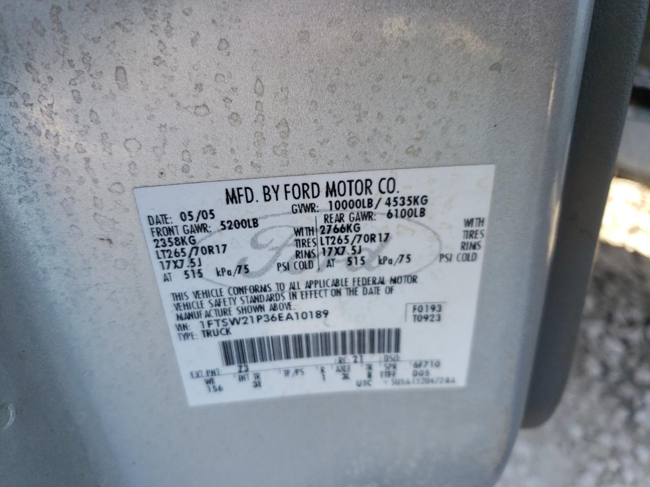 2006 FORD F-250