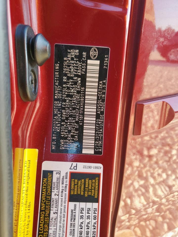 2017 TOYOTA CAMRY