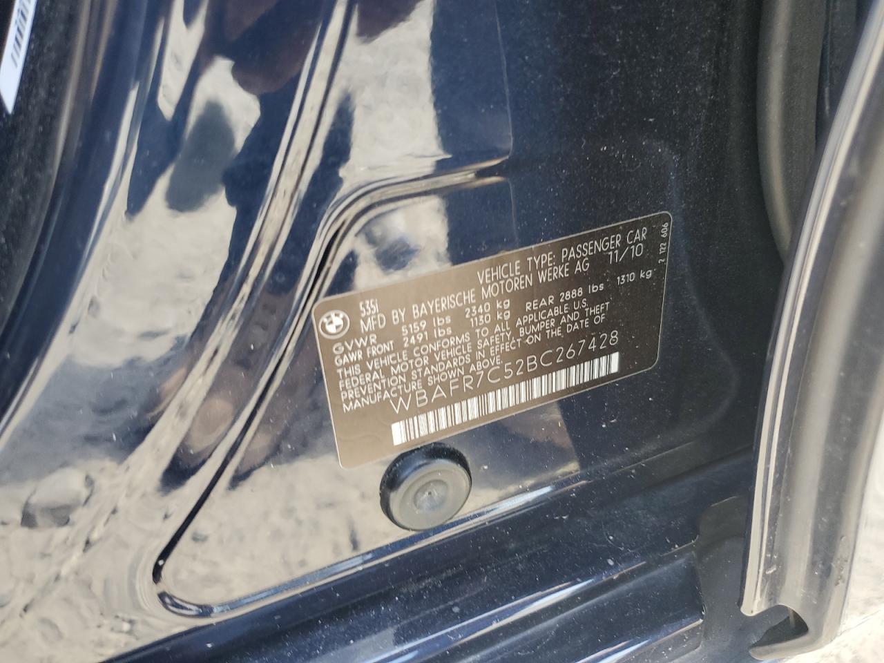 2011 BMW 5 series