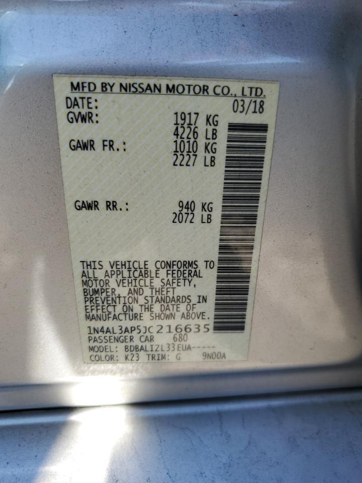 2018 NISSAN ALTIMA