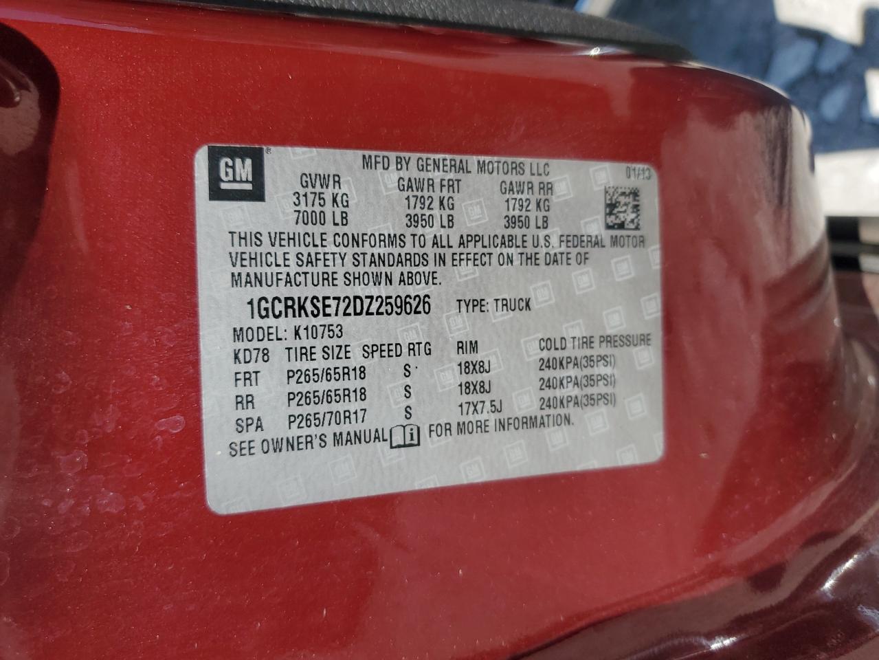 2013 CHEVROLET Silverado