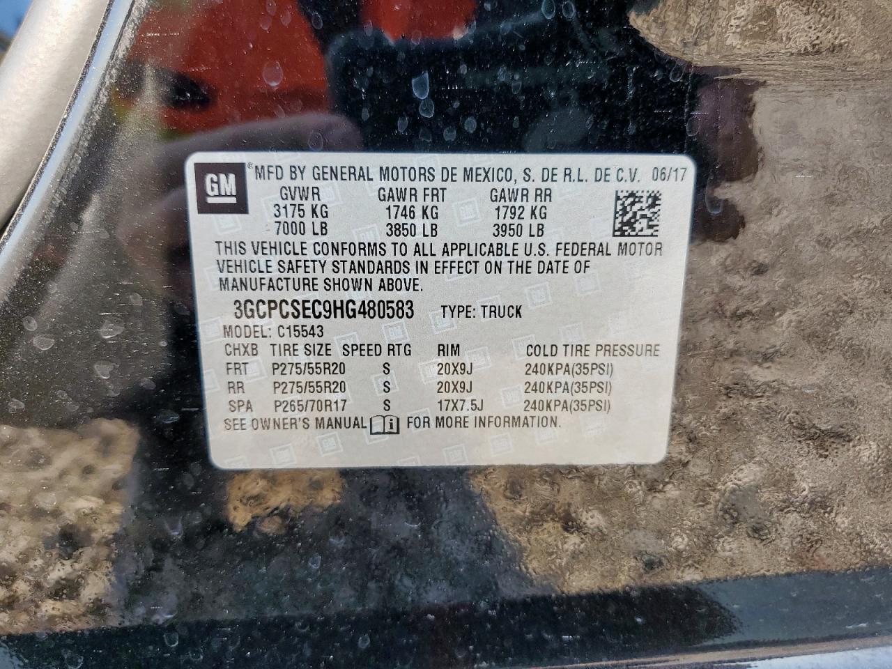 2017 CHEVROLET Silverado