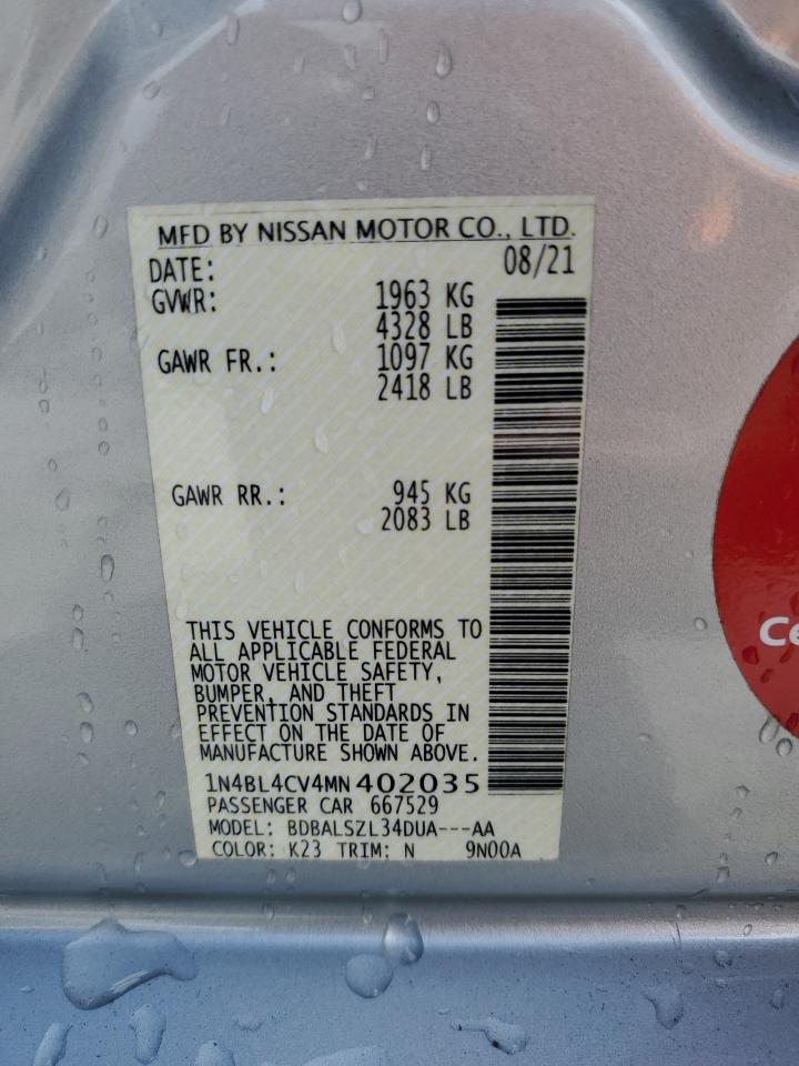 2021 NISSAN ALTIMA