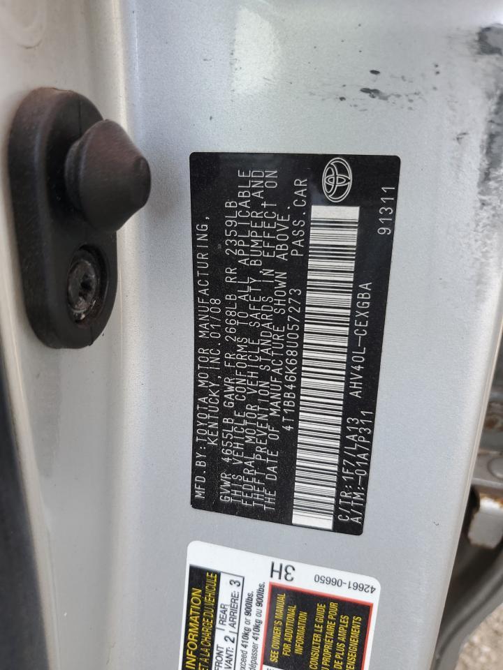 2008 TOYOTA CAMRY