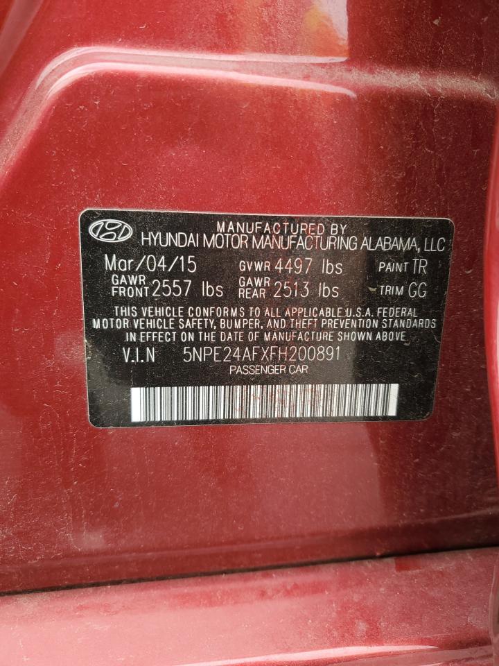 2015 HYUNDAI SONATA